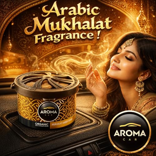 Image of Aroma Car Perfume Organic Air Freshener Mukhalat 40g