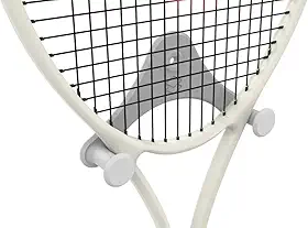 Suporte Para Raquete De Tenis De Parede E Beach Tenis Branco