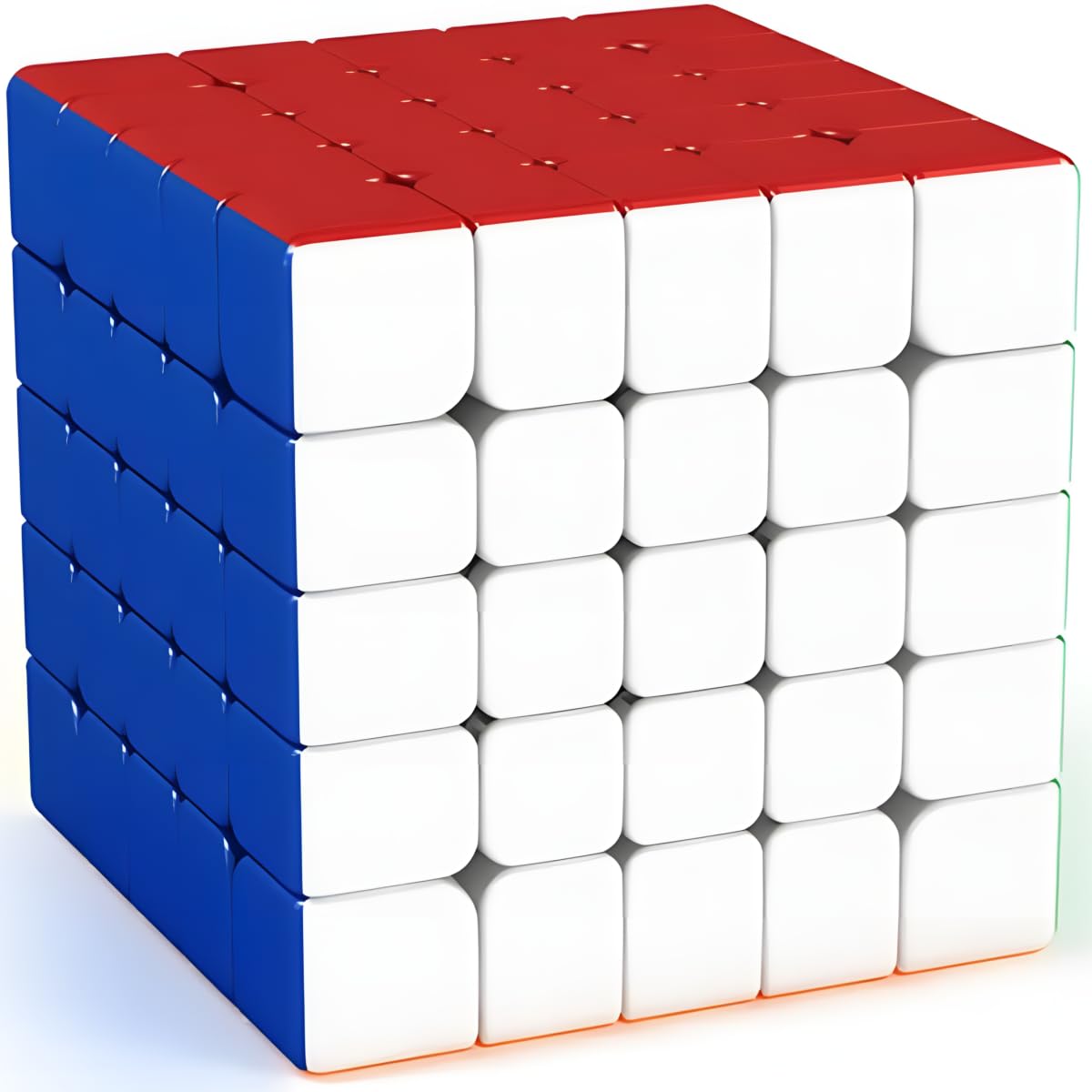 Bukefuno Moyu Meilong 5x5 M Magnetic Stickerless Speed Magic MFJS MEILONG 5x5x5 m Magnetic Cube Cubing Classroom 5x5 M Cube Magic Puzzle Meilong M 5x5