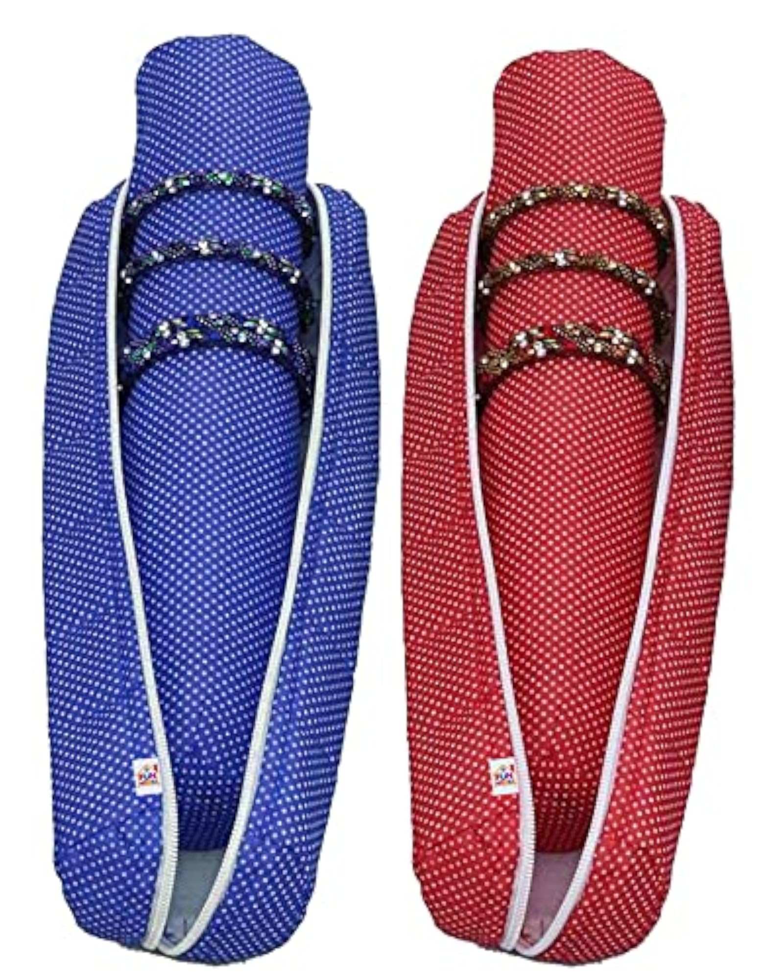 Dots Print Watch Case and Bangle Box