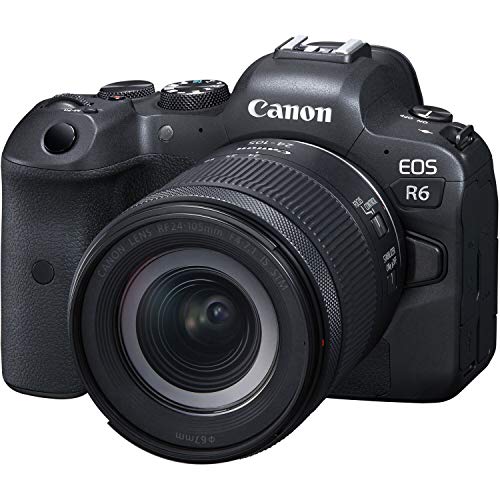 Image of Canon EOS R6 Full-Frame Mirrorless Camera + RF24-105mm F4-7.1 is STM Lens Kit, Black (4082C022)