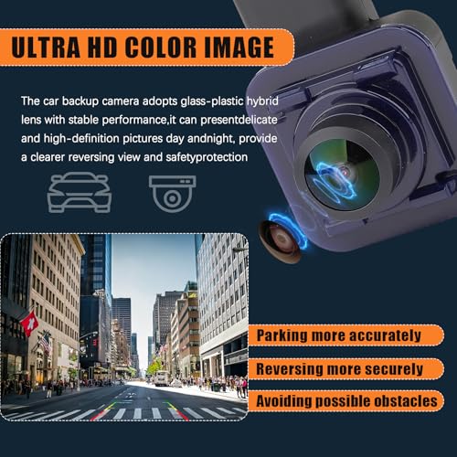 Image of F2GT-19G490-CC Rear View Backup Camera Compatible with 2016-2019 Ford Explorer 2.3L 2.5L Park Assist Camera Replaces # F2GT19G490CC GB5T-19G490-AB GB5T19G490AB