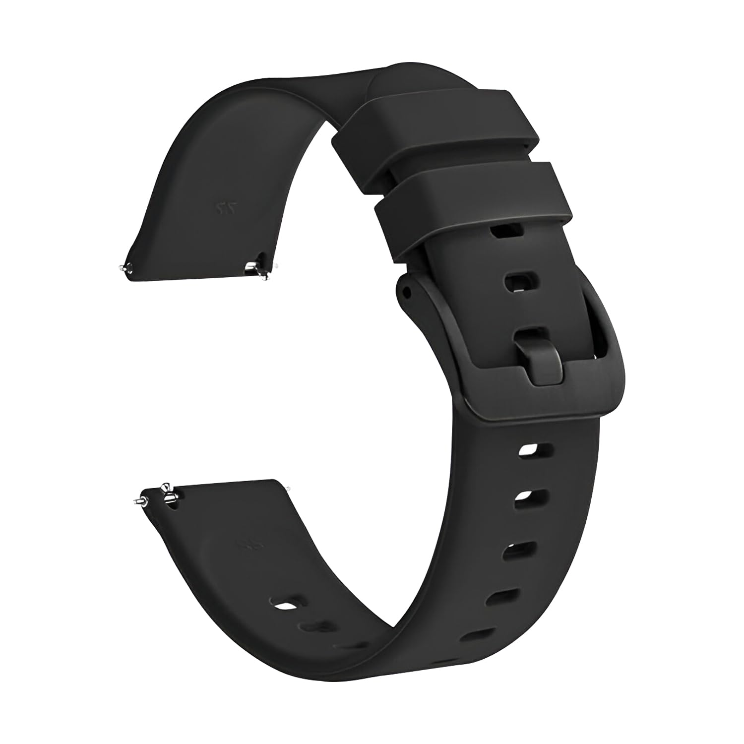 GameSir Flexfit 20mm Soft Silicone Smartwatch Strap with Metal Buckle Lock, Quick Release, Replacement Band Compatible with Amazfit, GTS, and All 20mm Lug Watches (Black) GameSir Flexfit 20mm Soft Silicone Smartwatch Strap with Metal Buckle Lock, Quick Release, Replacement Band Compatible with Amazfit, GTS, and All 20mm Lug Watches (Black)