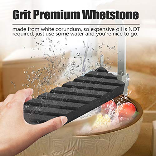 Flattening Stone With Grooves And Grit Grooves For Re Levelling Any Whet Stones, Oil Stones, Waterstones By Wocholl #TOP3