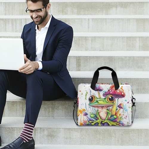 Maletín para portátil 15.6" estilo rana y seta miniatura 3