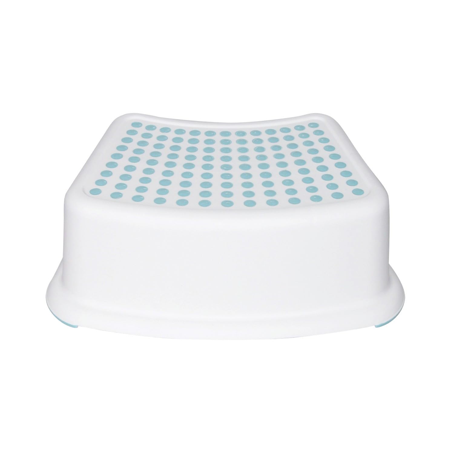 7H SEVEN HOUSE Pack de 2 Escalones Infantiles de 1 Peldaño 35x25x13cm TinySteps Blanco/Azul 7house