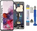 It'Go Display Full OLED per Samsung S20 Plus G985 con impronte digitali LCD di ricambio touch screen con strumento nero con cornice di alta qualità