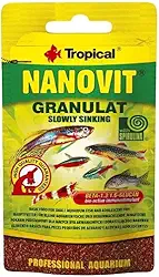 Tropical Ração Para Peixes Nanovit Granulat 10G Para Peixes
