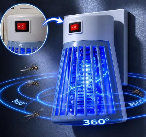 Image of Plug-in Mosquito Killer Lamp with UV Light | Electric Insect & Bug Zapper Machine for Home | Night Light Mosquito Trap | मच्छर मारने वाला इलेक्ट्रिक लैंप | कीट नाशक मशीन घर के लिए