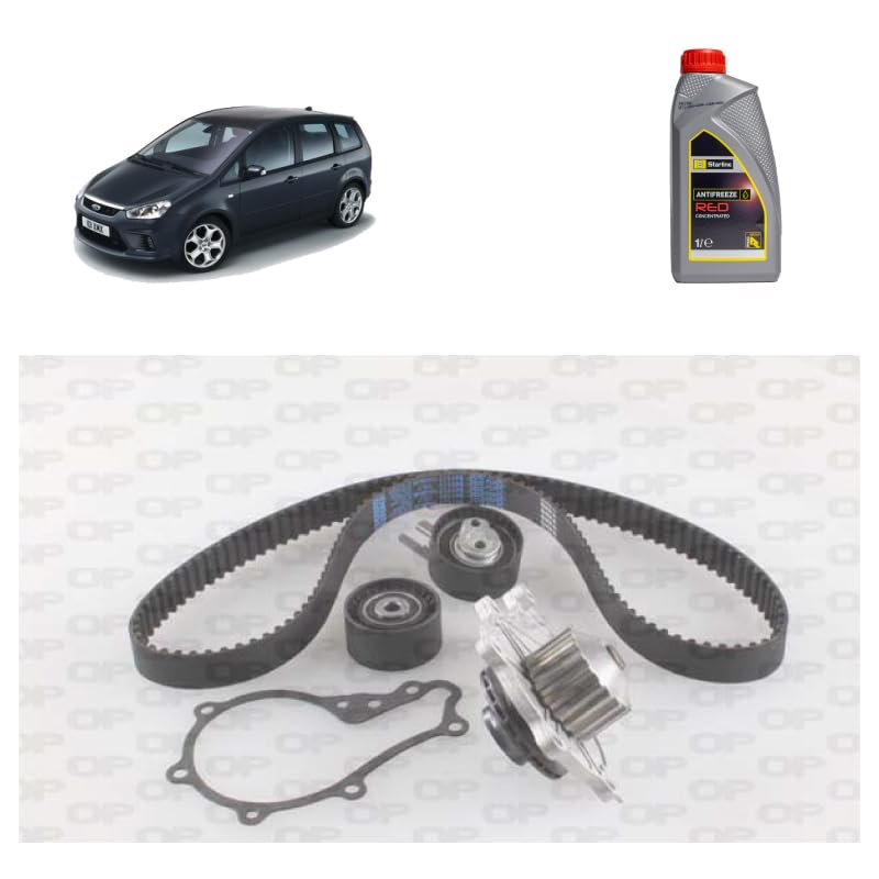 Kit distribuzione + p acqua + antigelo per Ford C-Max 1.6 TDCI gasolio 2007+