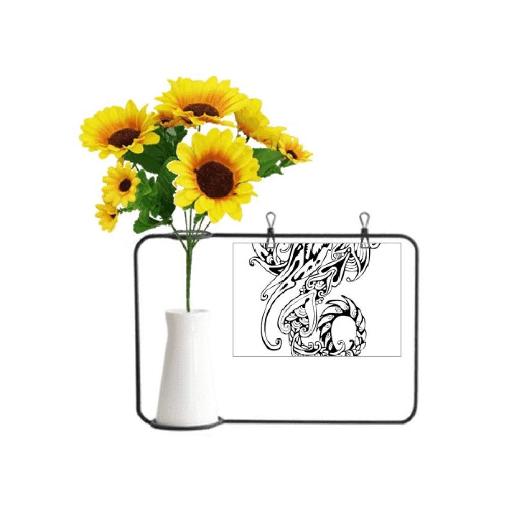 Carte de bénédiction chinoise et dragon en bouteille pour un cadeau d'anniversaire mémorable