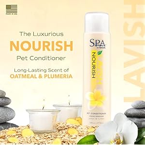 TropiClean SPA Lavish Dog Conditioner | Nourishing Conditioner For Dogs | Naturally Derived Salon Grade Ingredients | Made in the USA | 16oz TropiClean SPA Lavish Dog Conditioner | Nourishing Conditioner For Dogs | Naturally Derived Salon Grade Ingredients | Made in the USA | 16oz