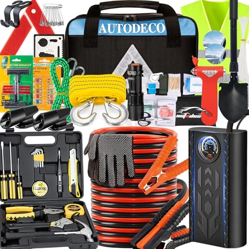 AUTODECO 105 PCS Roadside Kit