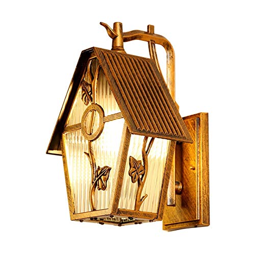 Lampe murale extérieure vintage et étanche pour terrasse de villa
