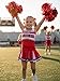Gortykor Cheerleader Costume for Girls Cheerleading Outfit for Halloween Cheerleader Gifts 3-10 Years (Red, 9-10 Years)