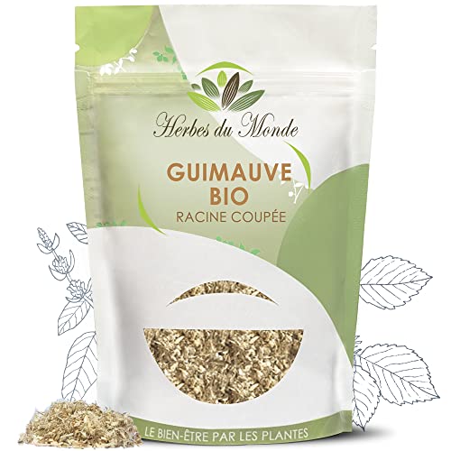 Tisane Guimauve Naturelle - Racine coupée - Infusion Détox Digestive Soulage la Toux.- 70g Cover
