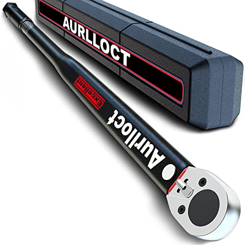 Aurlloct Drehmomentschlüssel 3/4 LKW Drehmomentschlüssel 50-500Nm Kalibriert Mit +5% Genauigkeit fur LKW Motorrad Auto & DIY
