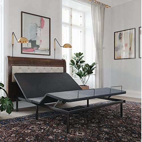 Classic Brands Adjustable Comfort Affordamatic 2.0 Adjustable Bed Base, Full, Black #TOP1