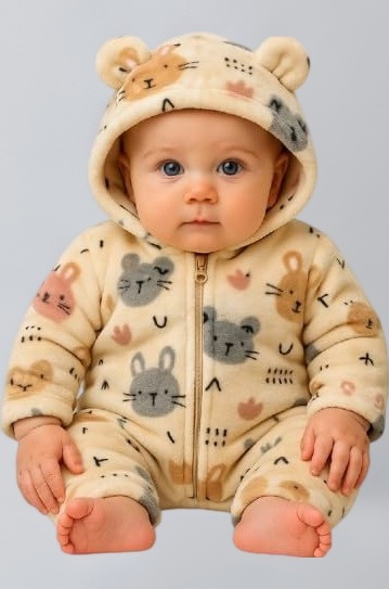 Blankets Unisex Baby Flannel Jumpsuit Classical Cosplay Clothes Bunting Outfits Snowsuit Hooded Romper Outwear