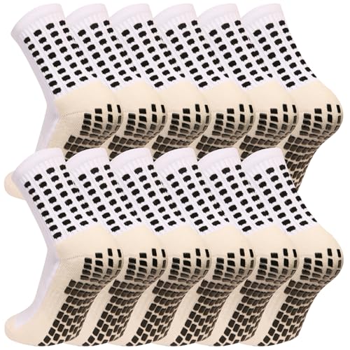 MIHAIR Men's Grip Soccer Socks