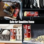 XL Gun Safe Dehumidifier - Portable Moisture Absorber, Prevents Corrosion, 450g Reusable Indicating Silica Gel Desiccant Canister for 60 Cubic Feet