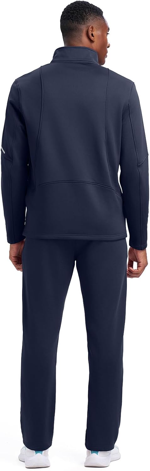 BGOWATU Men's Tracksuits 2 Piece Set Fleece Lined Sweatsuits for Men Winter Jogging Suit Track Suits Outfit Casual - Image 2