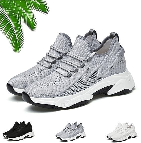 Tallure Sneakers, Tallure Sneakers 4inch Hidden Height Increase Cushioned Sole