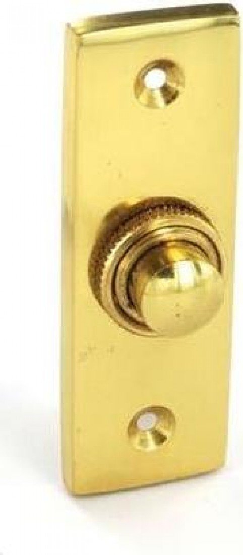 Securit Victorian Bell Push Oblong 75mm