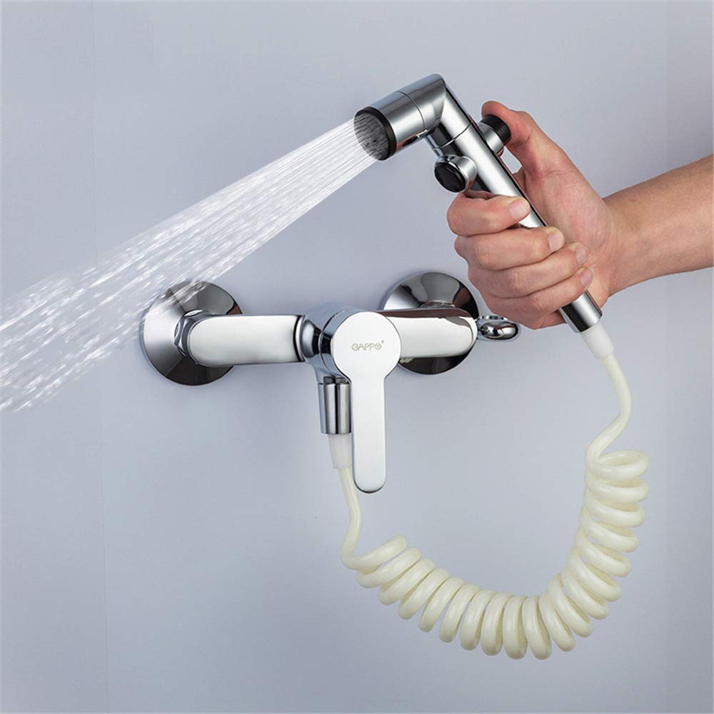 Woda kranowa Wanna Prysznicowa Bateria bidetowa Pojedynczy prysznic z zimną wodą Deska sedesowa Bidet Łazienka Opryskiwacz do toalety Bidet Bateria łazienkowa