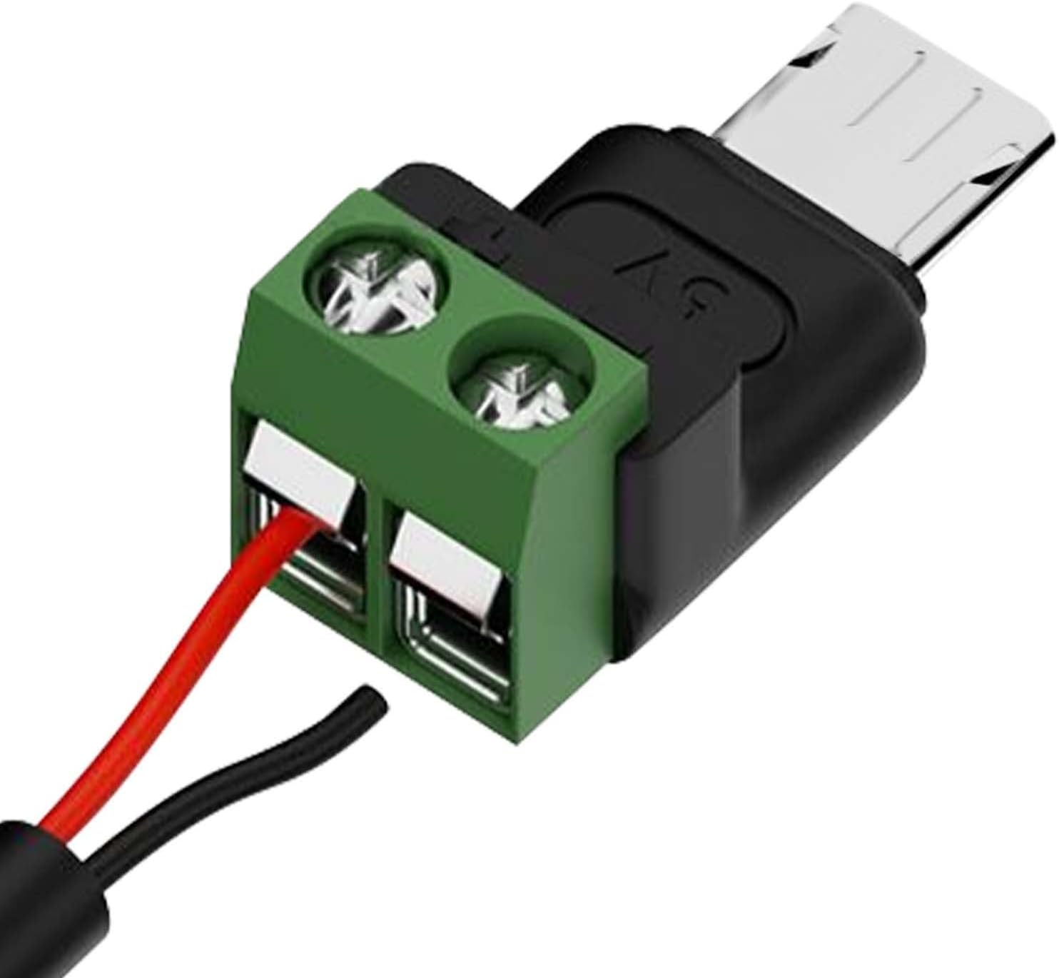 USB C to USB Adapter | Male 2 Pin No Solder Terminal Converter - C 2pin Solderless Adapter - for Industrial Scientific Repair Charging Mobile Phones Tablets Cameras Small Appliances