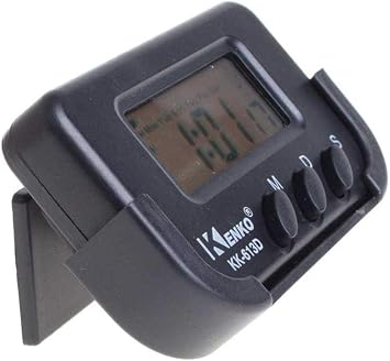 Kenko KK-613D Digital Small Desk-Car Clock-Alarm-Cronometer