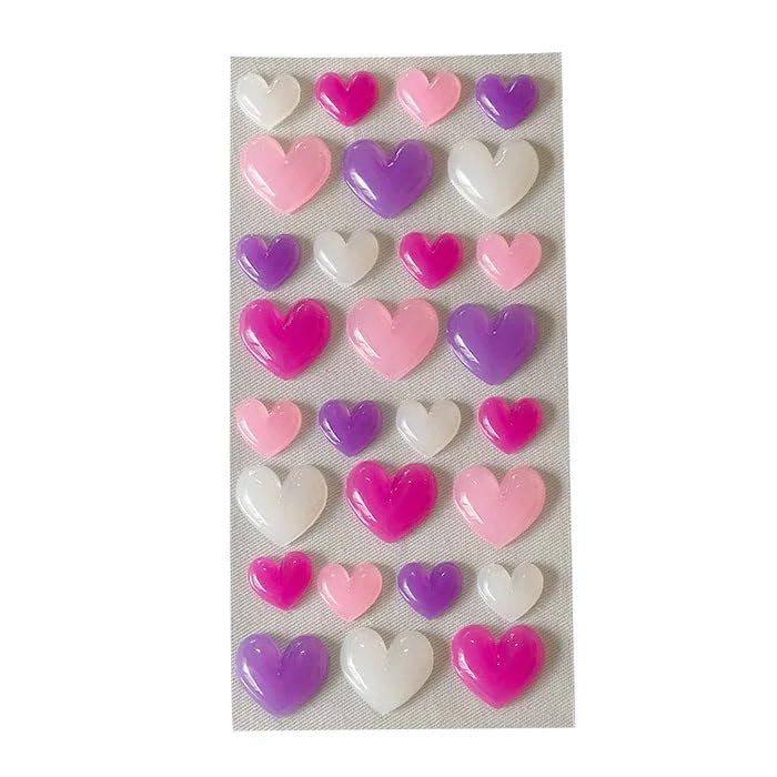 DAISO Japan Heart Shaped Stickers