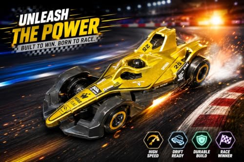 Image of 6 Pack Die Cast Formula Racing Car Toy Set, 1:64 Scale Pull Back Metal Race Cars for Kids, Mini Formula Sports Car Collection, Toy Vehicles for Boys & Girls Age 3+