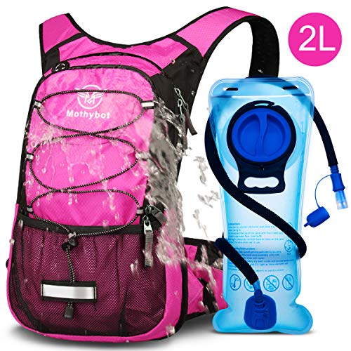 Mothybot Hydration Pack, Insulated Hydration Backpack with 2L BPA Free Water Bladder