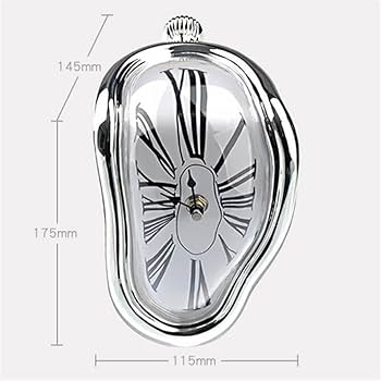 時計 置時計 溶ける時計 おもしろ ユニーク インテリア ダリ風 曲がった時計 時計 置時計 溶ける時計 おもしろ ユニーク インテリア ダリ風