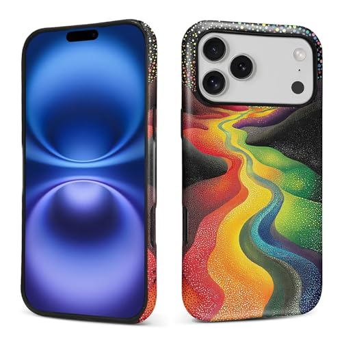 Coque iPhone 17 Pro Max galaxie arc-en-ciel pour sublimer vos soirées urbaines