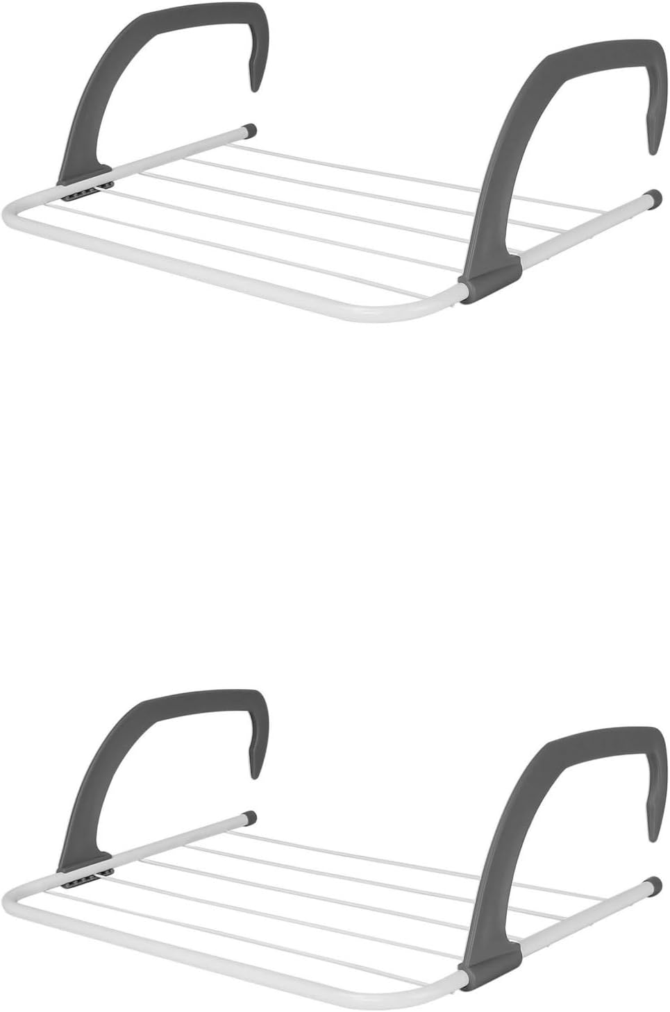 Efforias Radiator Clothes Airer Rack (Pack of 2), Foldable 5 Bar