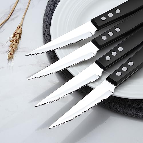 Bewos Steak Knives Set Of 12, 4-Inch Steak Knife, Serrated Steak Knives thumb #2
