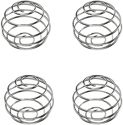 4 Pcs Stainless Steel Bottle Mixer Ball Wire Whisk Ball Shaker Milkshake Protein Shaker Ball Whisk Blender Mixing Ball 304 Stainless Steel Shaker Ball Mixing Wire Whisk Ball Mixer Ball for Shaker