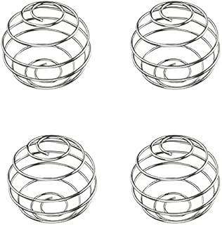 4 Pcs Stainless Steel Bottle Mixer Ball Wire Whisk Ball Shaker Milkshake Protein Shaker Ball Whisk Blender Mixing Ball 304 Stainless Steel Shaker Ball Mixing Wire Whisk Ball Mixer Ball for Shaker