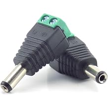 bnc Connector DC BNC Male Female Connector Coax CAT5 Video Balun Adapter Plug for Led Strip Lights CCTV Camera Accessories 2pcs DC Male