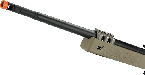 Miniatura 3 de Evike Airsoft - Rifle de Airsoft ProShop PDI personalizado actualizado USMC M40A5 de acción de ciclismo (modelo: bronceado/pistola solamente)