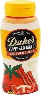 Duke’s Bacon & Tomato Flavored Mayonnaise Squeeze Bottle – Smoky & Savory, 14 Ounce (Pack of 1)