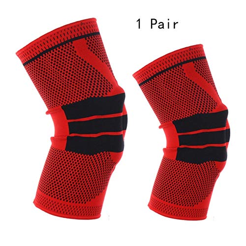 1 Pair Sports Knee Sleeve Support Brace Squats Recovery Weightlifting