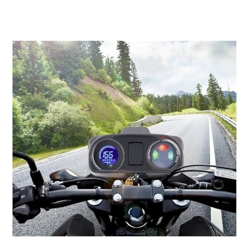 Compteur de vitesse de moto odomètre numérique lisible contre les reflets - 5