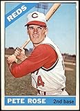 1966 Topps # 30 Pete Rose Cincinnati Reds (Baseball Card) VG/EX Reds