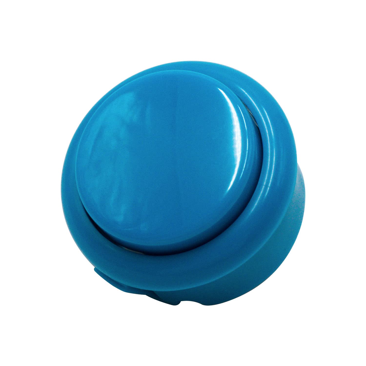 Adafruit Bouton d'arcade avec LED - 30 mm bleu translucide