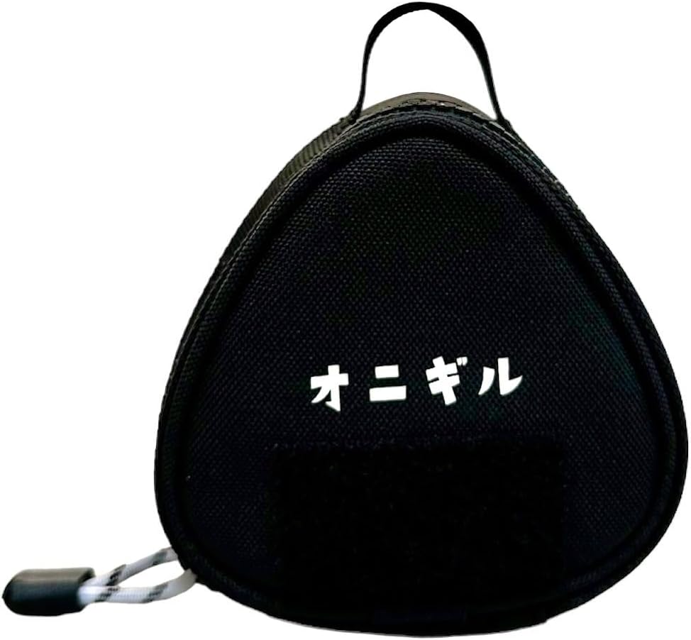 Gran Japan [DAY OUT] OnIGIRU-menu patch double/Onigiru - Onigili case Menu patch BLACK W 3.9 x H 3.9 x D 3.3 inches (10 x 10 x 8.5 cm) DO-716