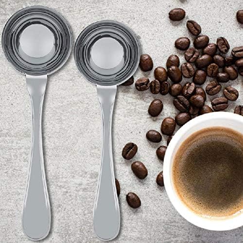 cfsz Tablespoon New Coffee Sugar Scoops Thicken Stainless Steel Tablespoon Cake Baking Flour Watermelon Spoon Ice Cream Tools(A)
