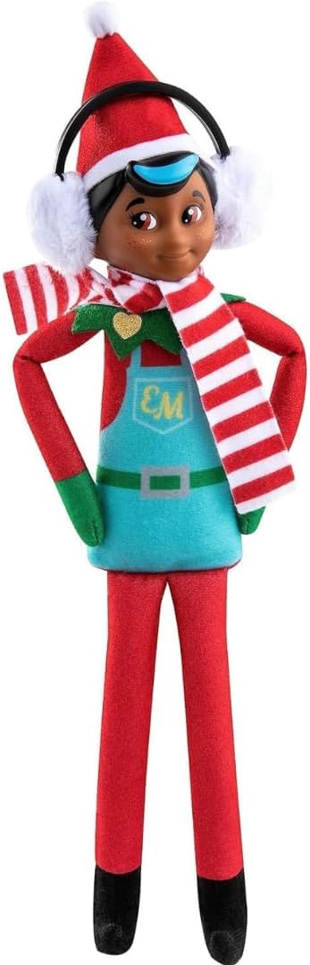 Elf on The Shelf Elf Mates | Christmas Elf | Elf on The Shelf Accessories, Elf on The Shelf Props (Deluxe Chef, Brown Eyes)